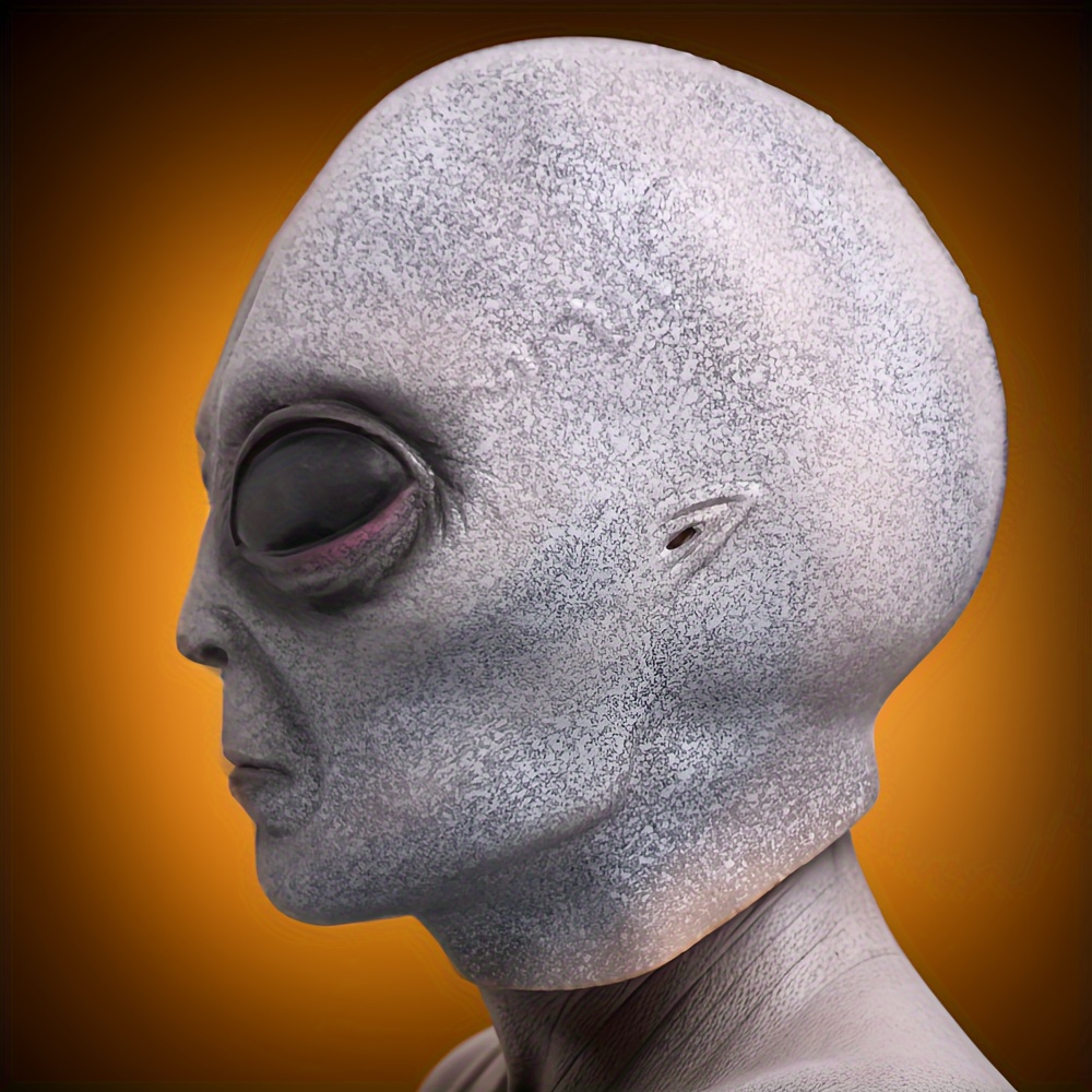 Halloween Alien Mask Movie Cosplay Horror Variation Alien Latex Mask Party  Trick Scare Headgear Funny Helmet