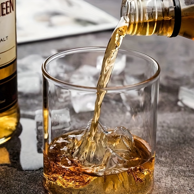 1pc Bicchiere Da Whisky 3D Montagna All'interno Di Bicchieri