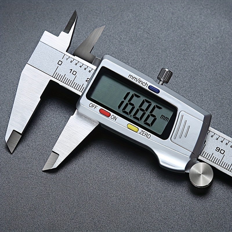 150/100 mm Elektronisches Messgerät Digitaler Messschieber 6-Zoll- Messschieber Mikrometer Digitale Skala Tachometer mit Batterie - AliExpress