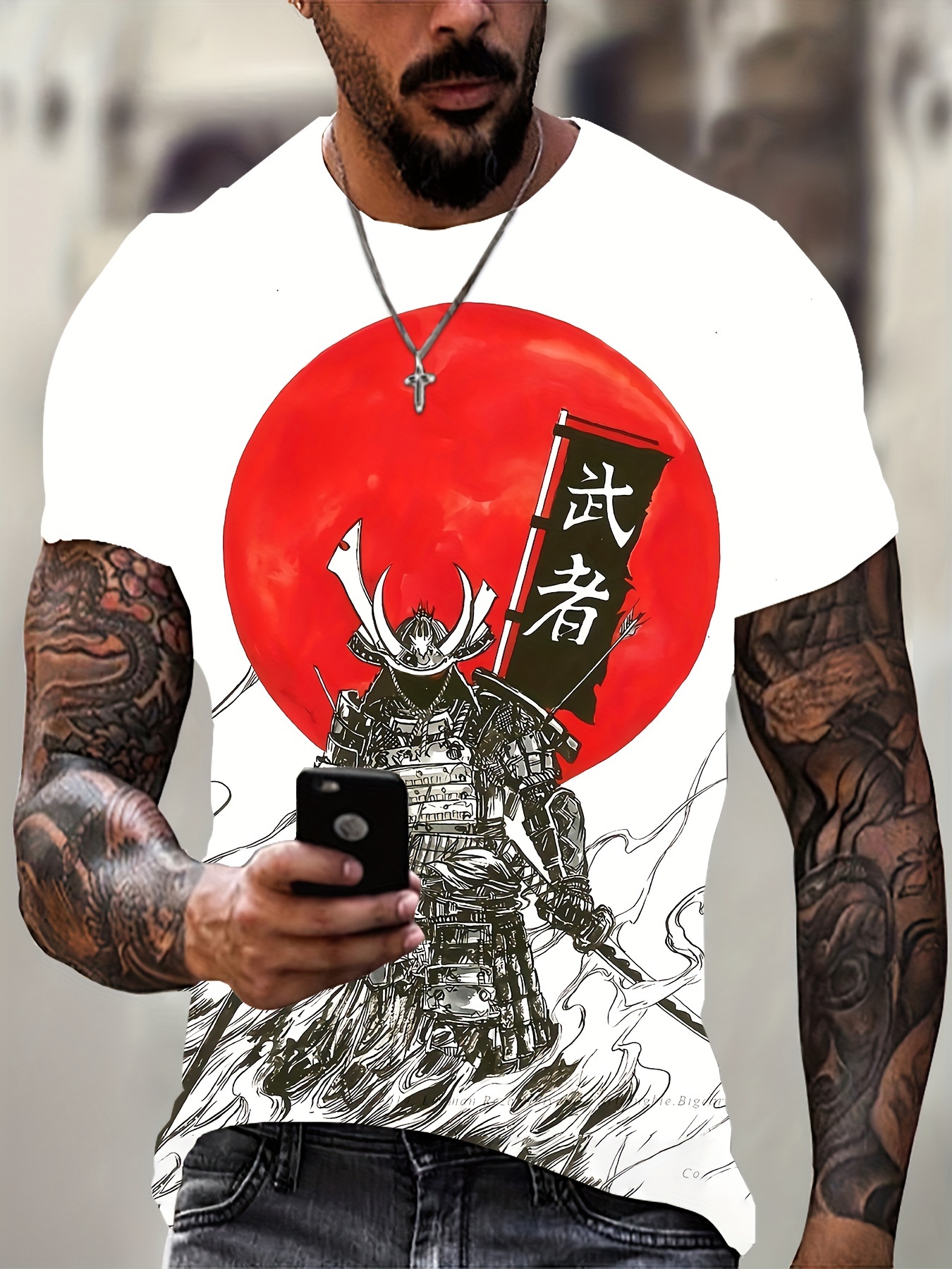 Camisetas discount de samurais