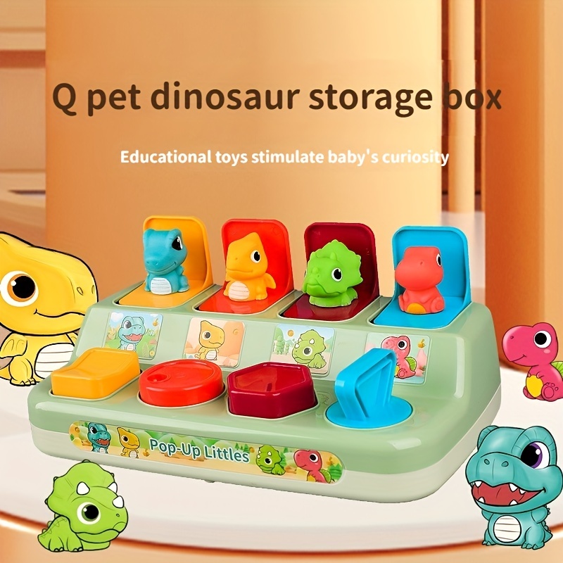 Dinosaur Hide-and-Seek Puzzle Toy Games Child Montessori Games for Children  Educational Baby toys 0