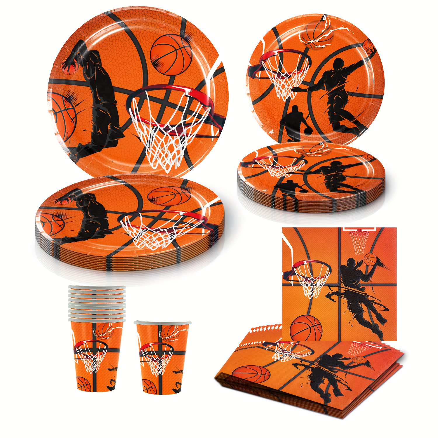 16 bolsas de regalo de baloncesto, bolsas de regalos de baloncesto para  suministros de fiesta de cumpleaños de baloncesto, bolsa de baloncesto para