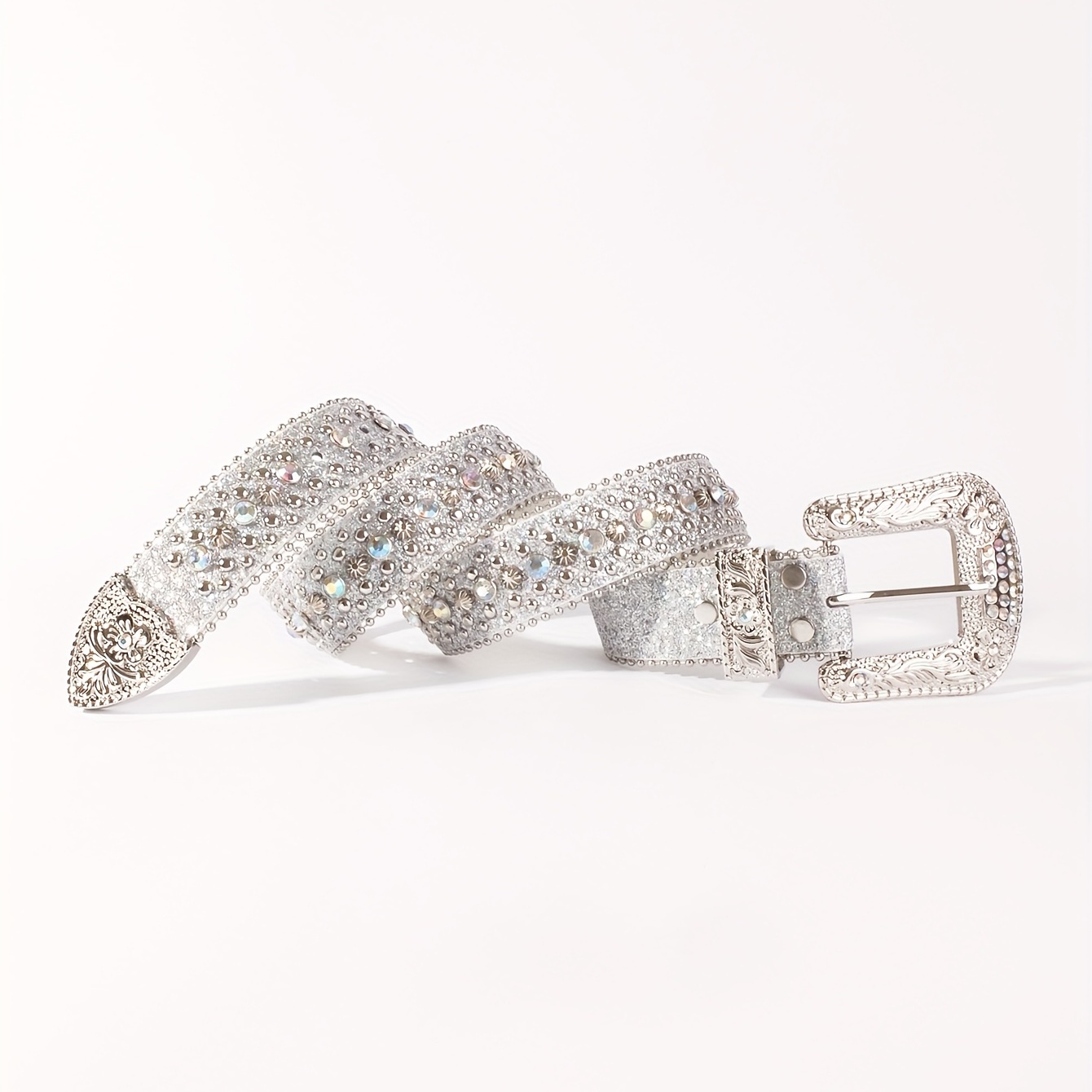 Punk Rhinestone Belt for Vintage Y2K Style
