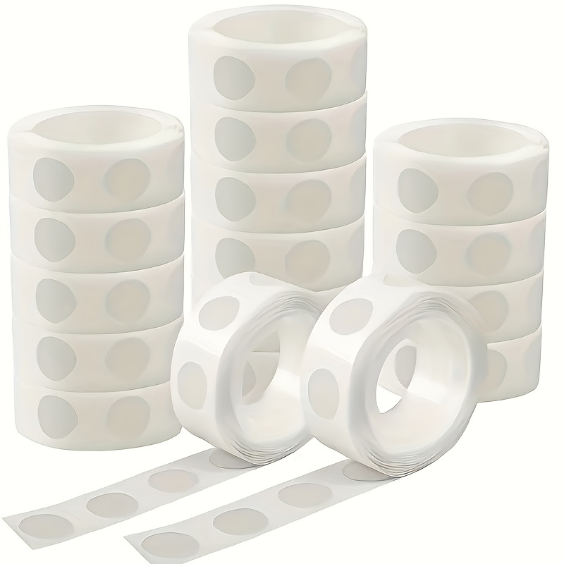 2rolls Glue Point Clear Balloon Glue, Removable Adhesive Dots