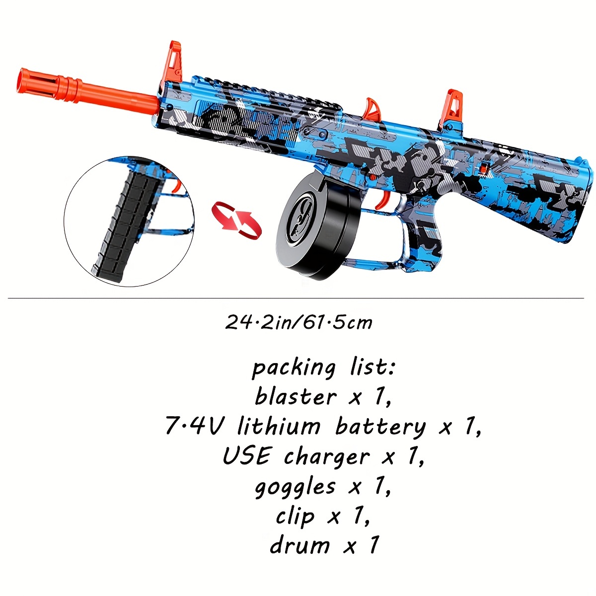 AA12 Electric Blaster Splat Gun Toy 2 74165e610fbd15cc2106f905d69e3b85