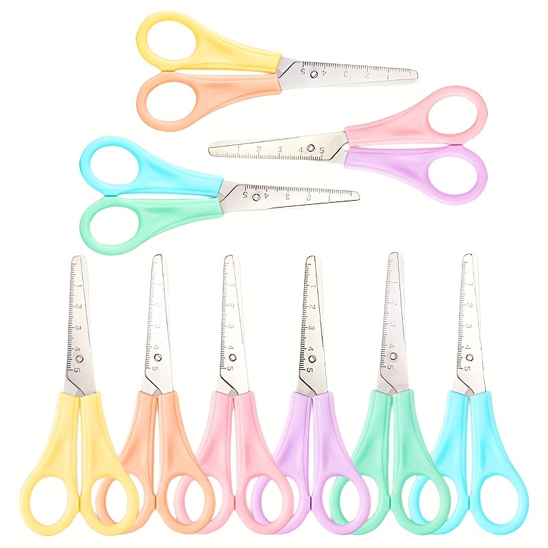 Ruler With Scale Scissors Office Scissors Student Diy - Temu