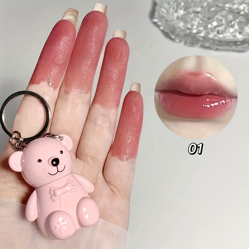Mini Teddy Lipgloss Keychains