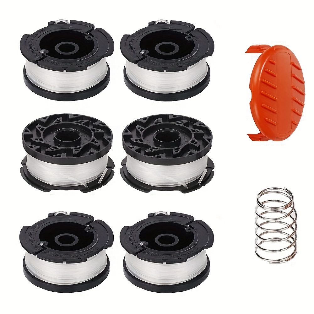 Af-100 Auto Feed Line Replacement Spool For Black+decker Af-100-3zp  Af-100-bkp Compatible With Gh900 Gh600 Gh610 Eater String Trimmers (8 Spool+2  +2 Spring) - Temu