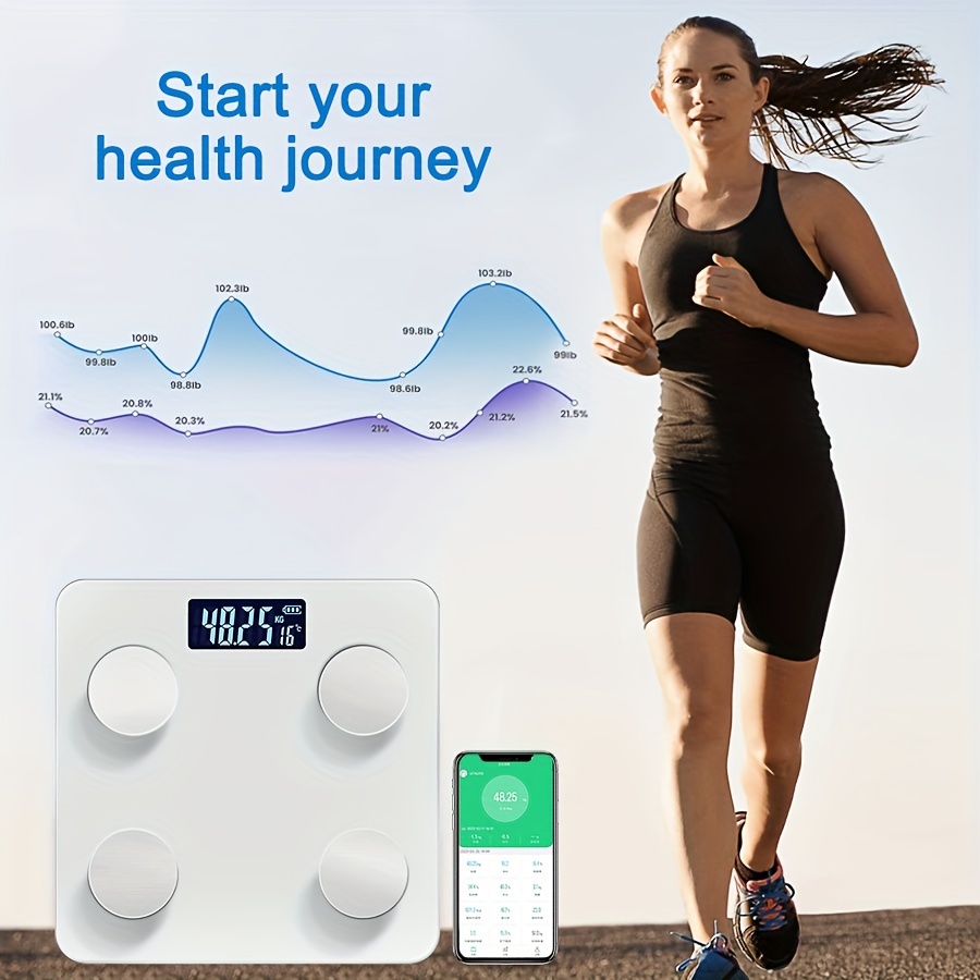 Body Fat Scale, Smart BMI Bathroom Weight Scale Body Composition