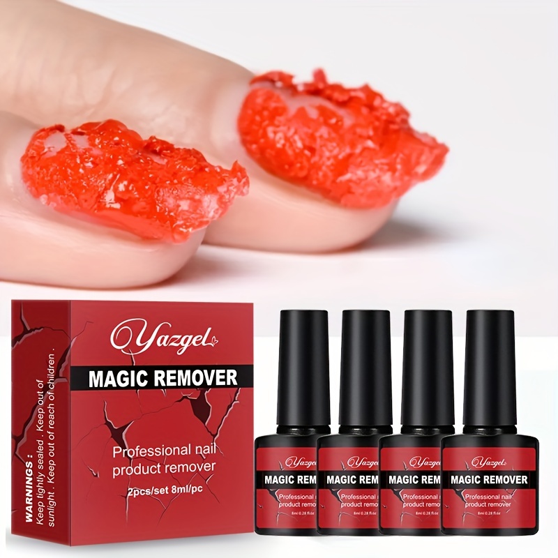 Gel Nail Polish Remover Set 8ml Professional Removes Nail Polish In 2 3  Minutes Quickly Easily Not Hurt Nails - Beauty & Health - Temu United  Kingdom
