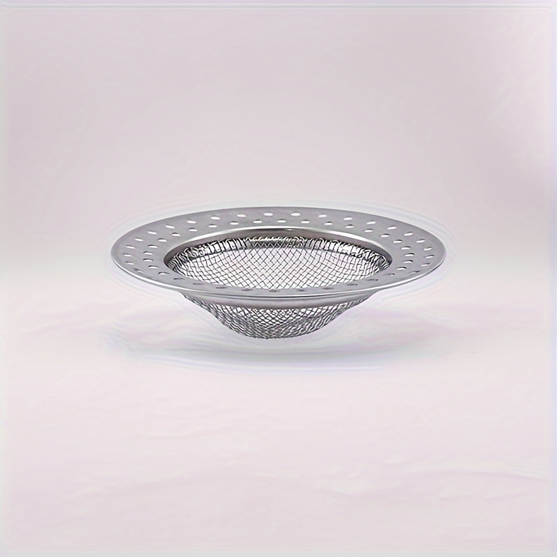 Noarlalf Strainers Bathroom Sink Drain Strainer Stainless Steel Floor Drain Filter Mesh Basket Filter Hair Trap Anti Clog Slag Strainer Kitchen