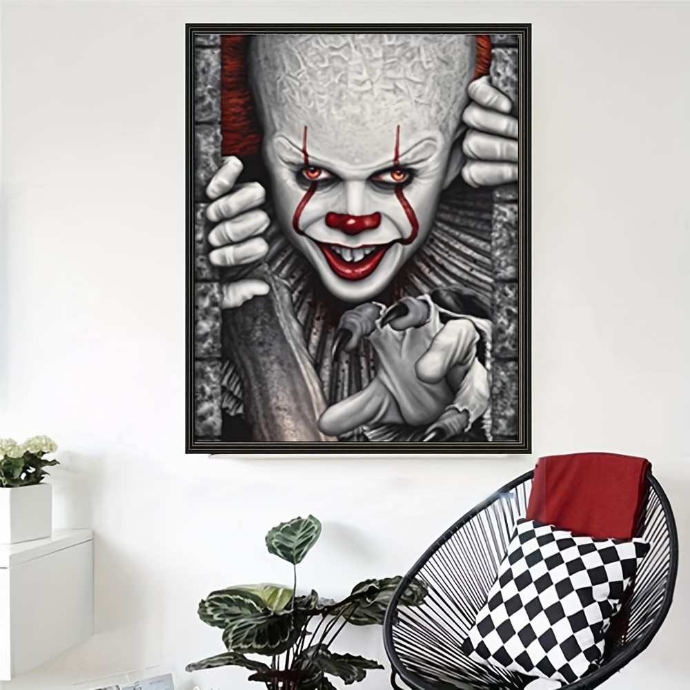 DIAMOND PAINTING KIT DIY FULL DRILL ROUND 30X40 CM  PENNYWISE THE