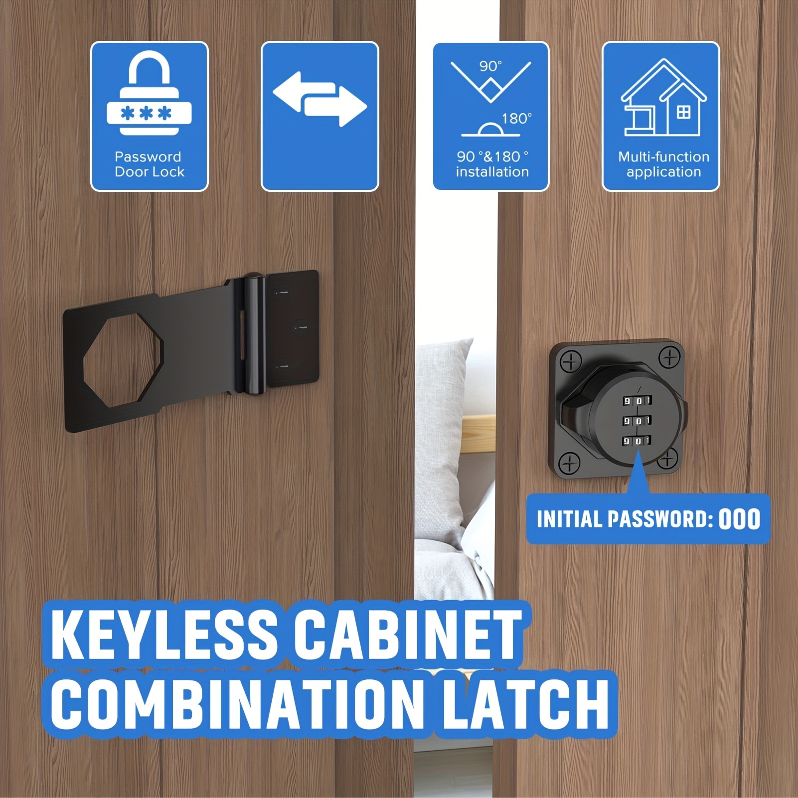 Key Cabinet - 4 Wheel Combo Lock, 240 Key - ULINE - H-7765