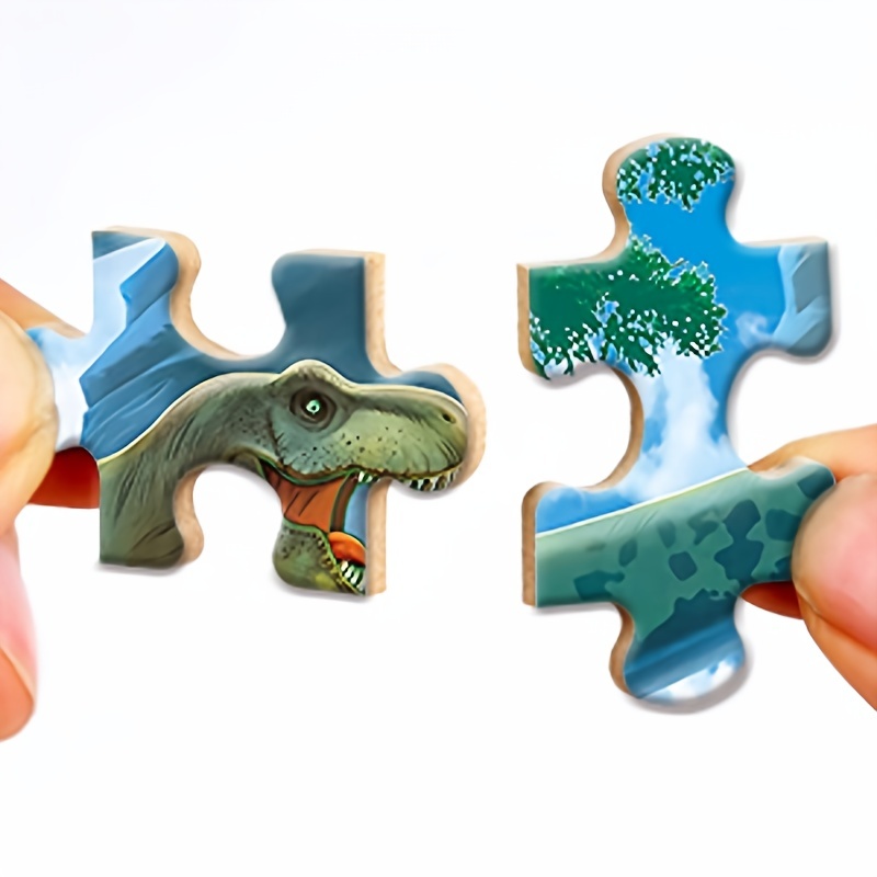 100 piezas de rompecabezas con de dinosaurio, juguete para niños,  rompecabezas de desarrollo de inteligencia, juguete educativo para niños  romp