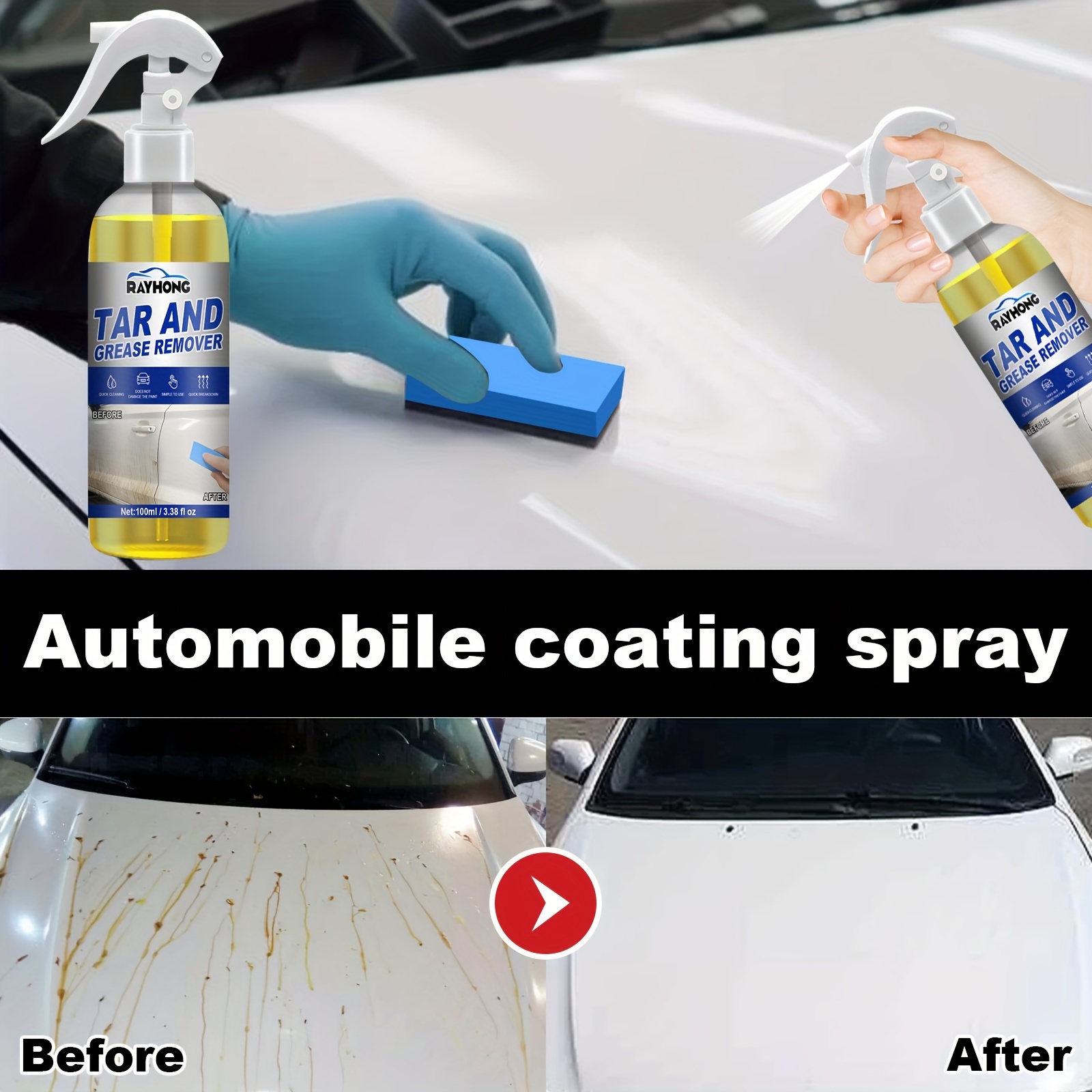 Car Engine Bay Cleaner Powerful Decontamination For Engine Compartment Oil  Dust Grease Remover JB-XG 19