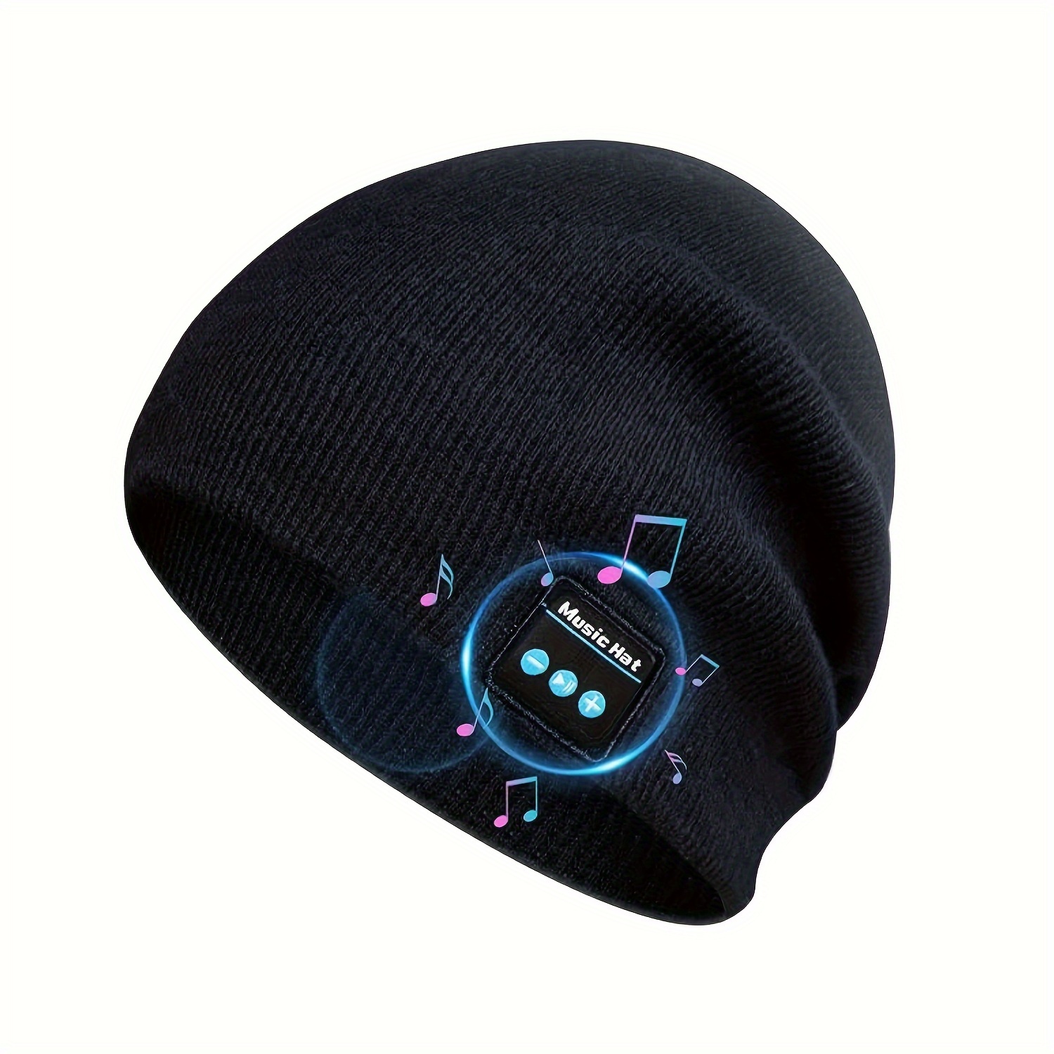 Bonnet Bluetooth avec casquette tricotée musicale légère et améliorée avec  casque