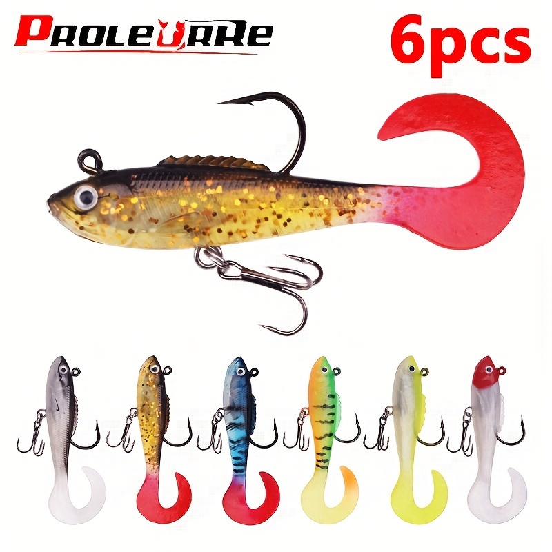 Premium Fishing Soft Lures Silicone Minnow Worms Wobblers - Temu
