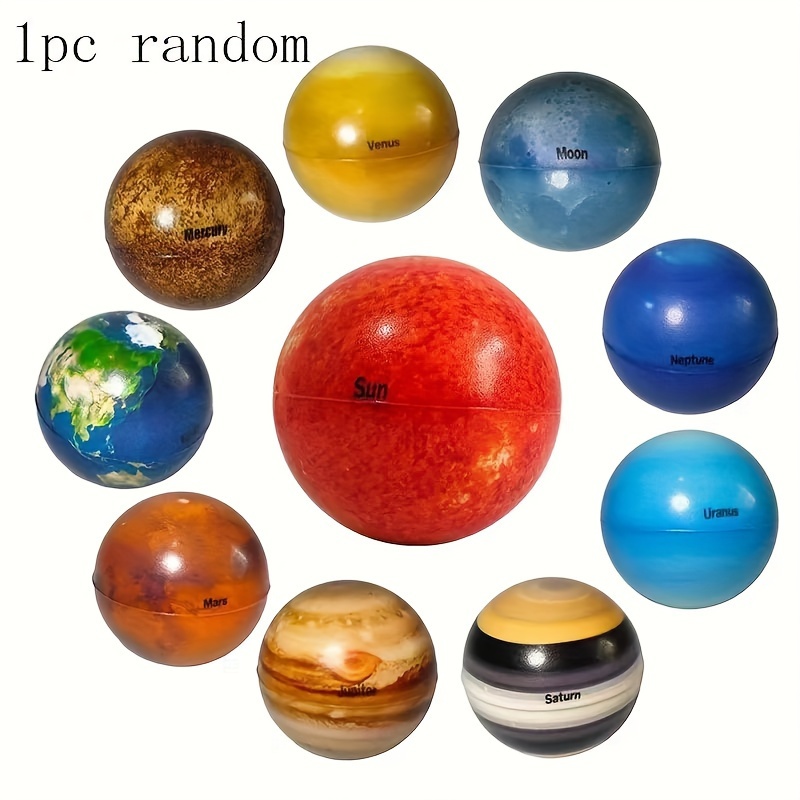 10pcs Montessori Solar System Planet Balls Solar System Space