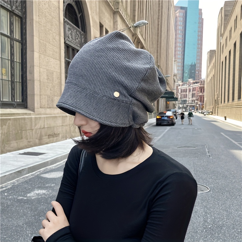 Color Ear Women\'s Temu Warm - Fashion Solid Protection Versatile