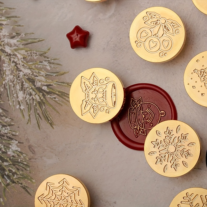 Merry Christmas Wax Seal Stamp KIT , Party Invitation Sealing Stamp,wedding  Invitiation C85 