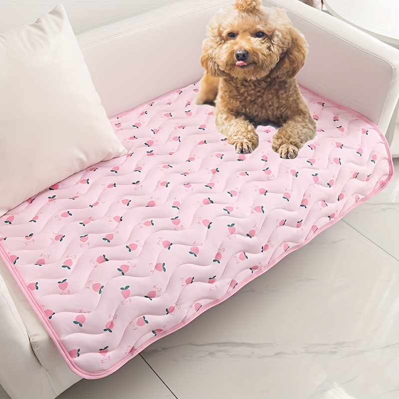 Cotton Dog Mats for Floors Breathable Dog Cats Sleeping Mat Blanket  Washable Sofa Cushion Outdoor Travel Car Seat Protector