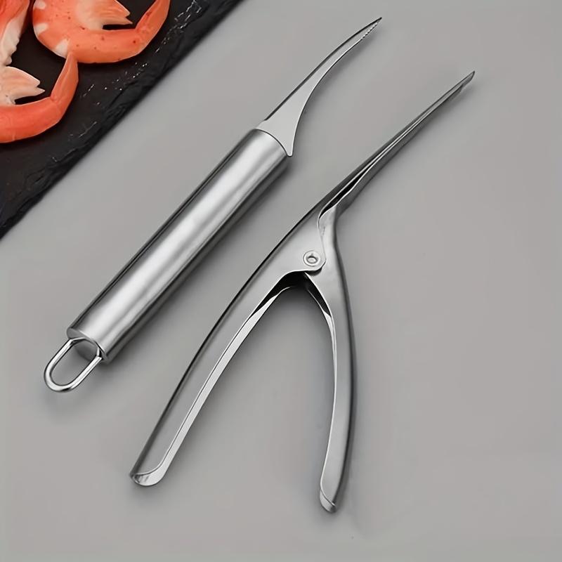 Shrimp Peeler Prawn Shrimp Peeling Plier Deveiners Stainless Steel