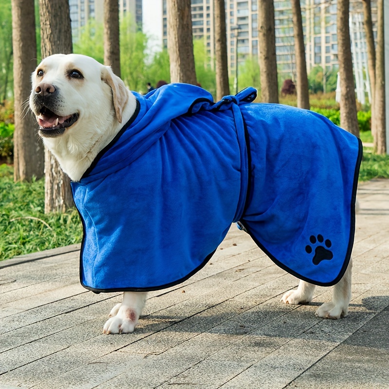 Albornoz de secado rápido para perros y gatos, toalla de playa absorbente  de microfibra para mascotas grandes, medianos y pequeños, accesorios para  perros - AliExpress