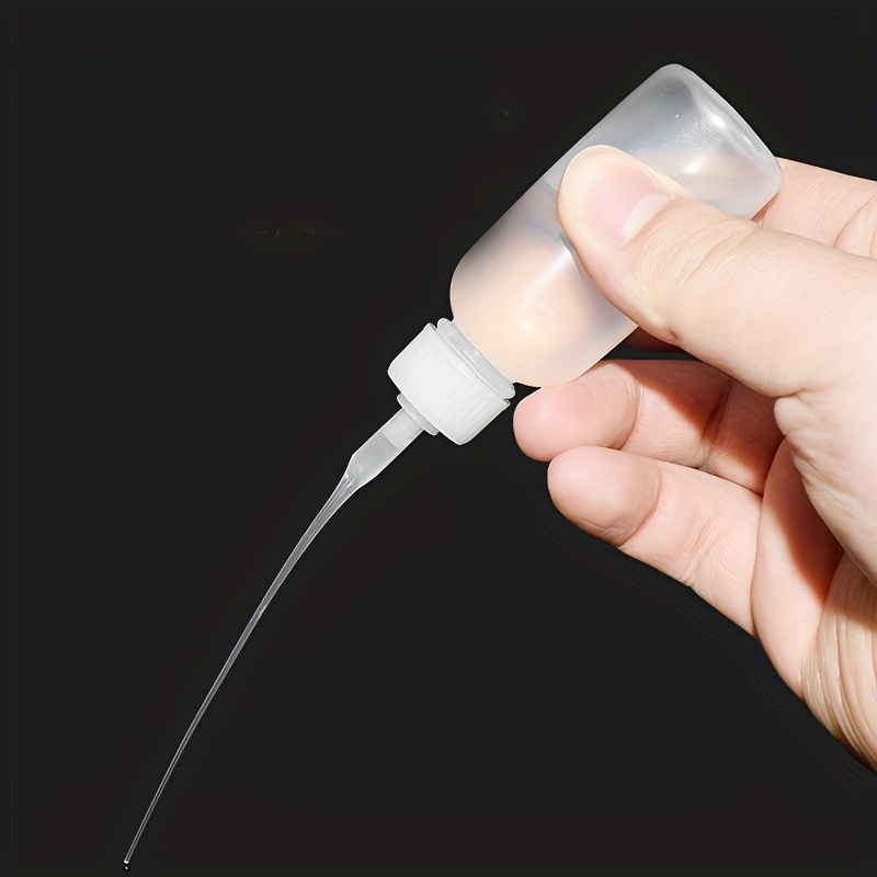 Precision Needle Tip Glue Applicator Bottle With Bent Blunt - Temu
