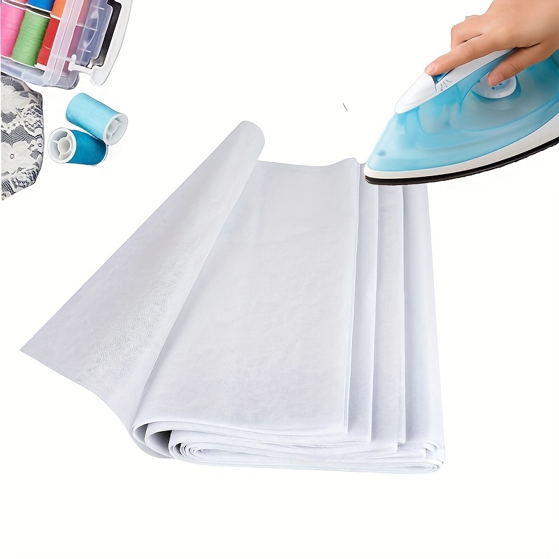 1 Roll Iron On Fusible Interfacing For Sewing Non Woven Lightweight Medium  Apparel Interfacing 19inch 30yd Polyester Single Sided Interfacing For  Crafts Bags Home Decoration Diy Crafts Supplies, High-quality & Affordable