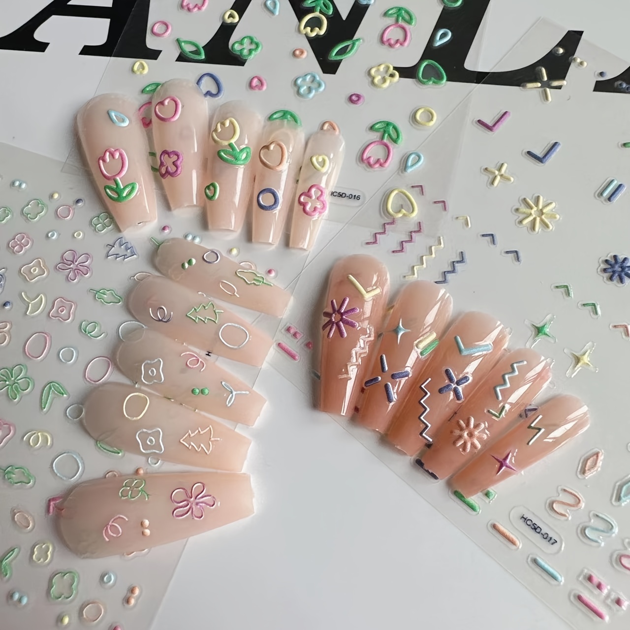 Makeup, Louis Vuitton Gold Nail Decals