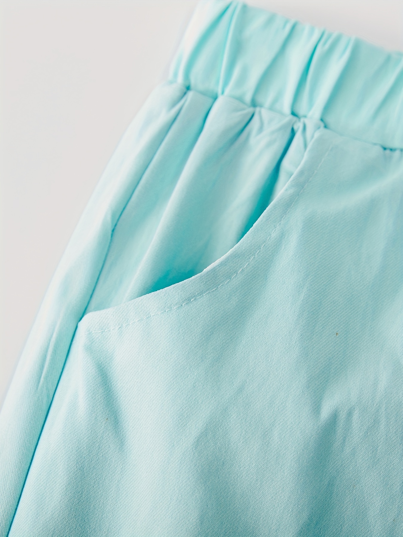 Girls' Summer Ruffle Edge Casual Shorts