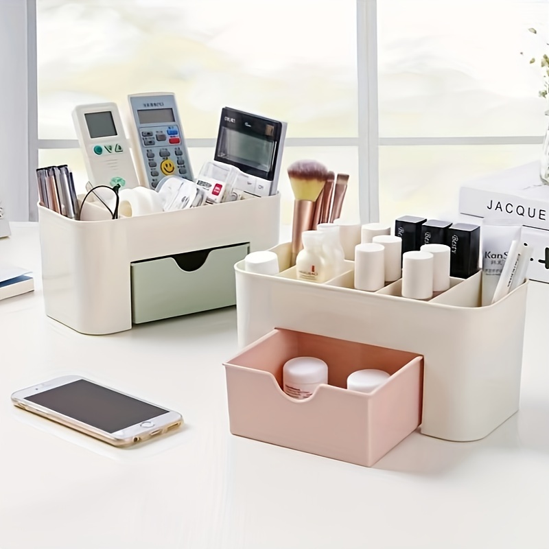  Cosmetic Storage Box, Multifunctional Desk Top