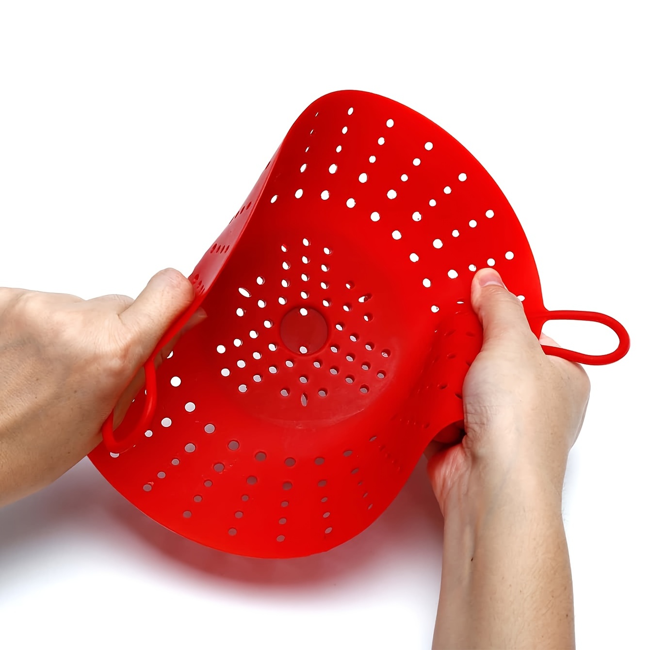 Silicone Steamer Basket Vegetable/food Steamer Basket - Temu