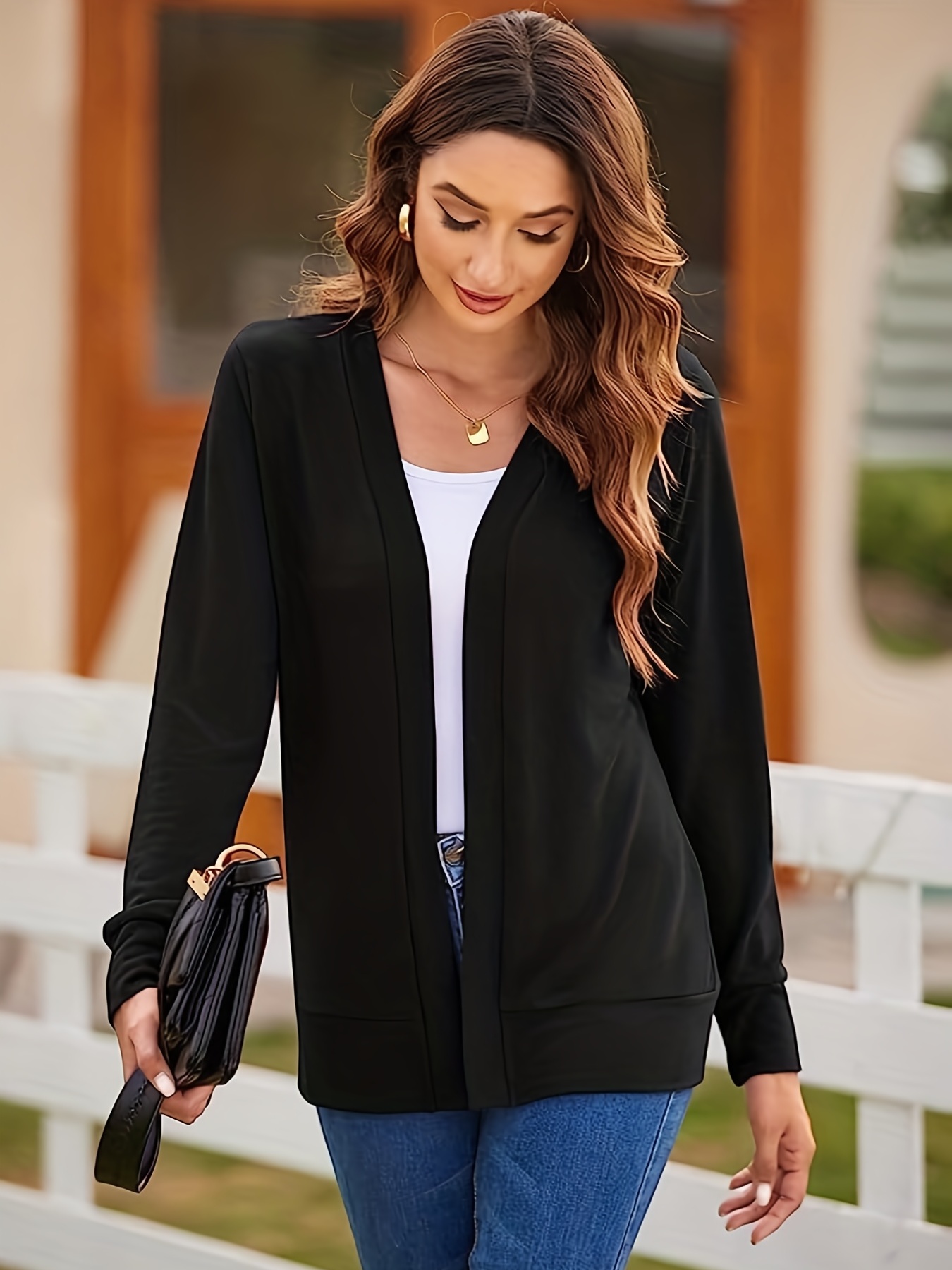 Lightweight sales black cardigan