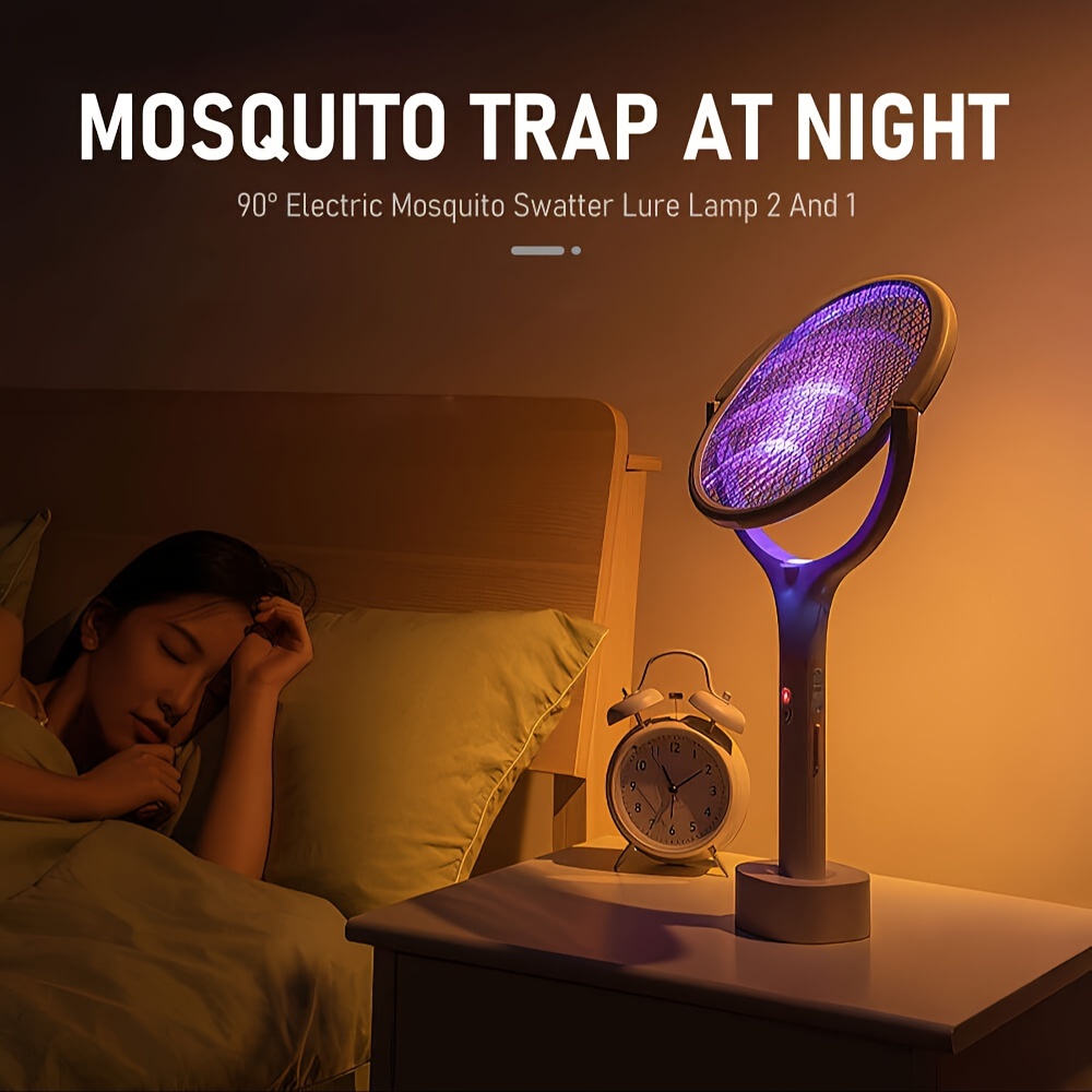 Matamoscas eléctrico – Exterminador de insectos – El mejor matamosquitos de  mano de alto voltaje – avispa, mosca de la fruta, trampa de insectos