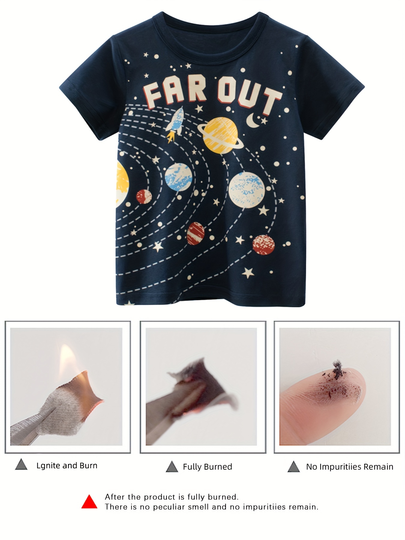 Boys Planet Astronaut And Rocket Cotton T-shirt Tee Top Short Sleeves Crew  Neck Summer Casual Soft Comfortable Kids Clothes - Temu