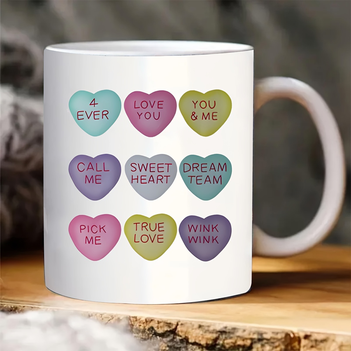Merry Christmas Enamel Coffee Wine Cup Deer Print Drink Mug Dessert Hot  Cocoa Chocolate Cup Cake Mugs Handle Drinkware Xmas Gift