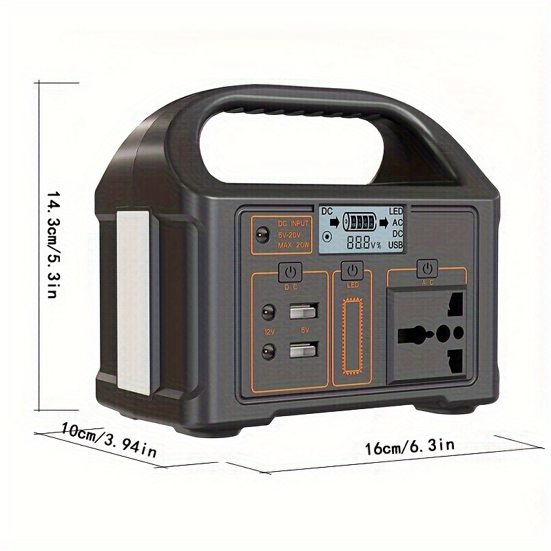 Portable Mini Outdoor Power Supply 110v Us Standard Lithium details 8