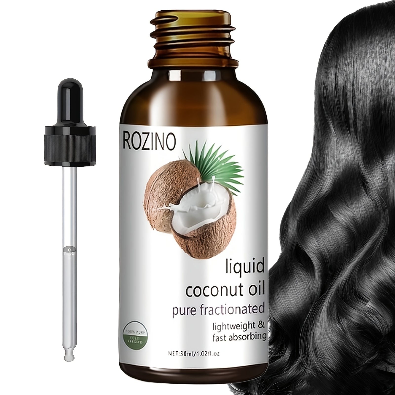 Coconut Hair Essential Oil Containing Natural Coconut - Temu