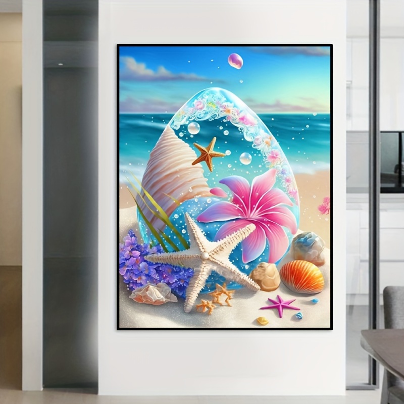Sea Beach Diamond Painting Kits diy Starfish Shell Diamond - Temu