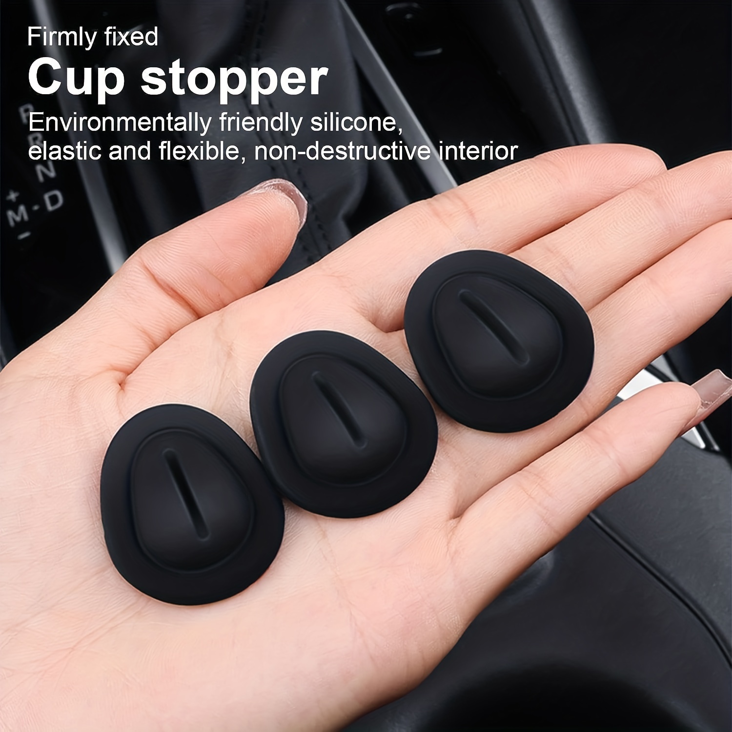 Car Cup Holder Insert,universal Water Cup Limiter  Cup Stopper Small  Footprint, Good Shock Absorption For Bottle, Glass Bottle - Temu