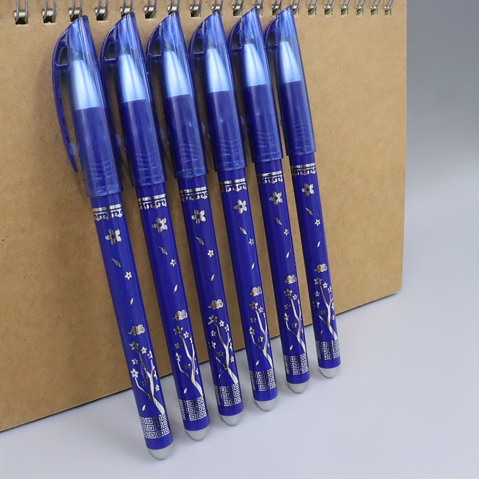 4Pcs/Set 0.5mm Retractable Gel Pens Student Writing Stationery Gel Ink Pen  New