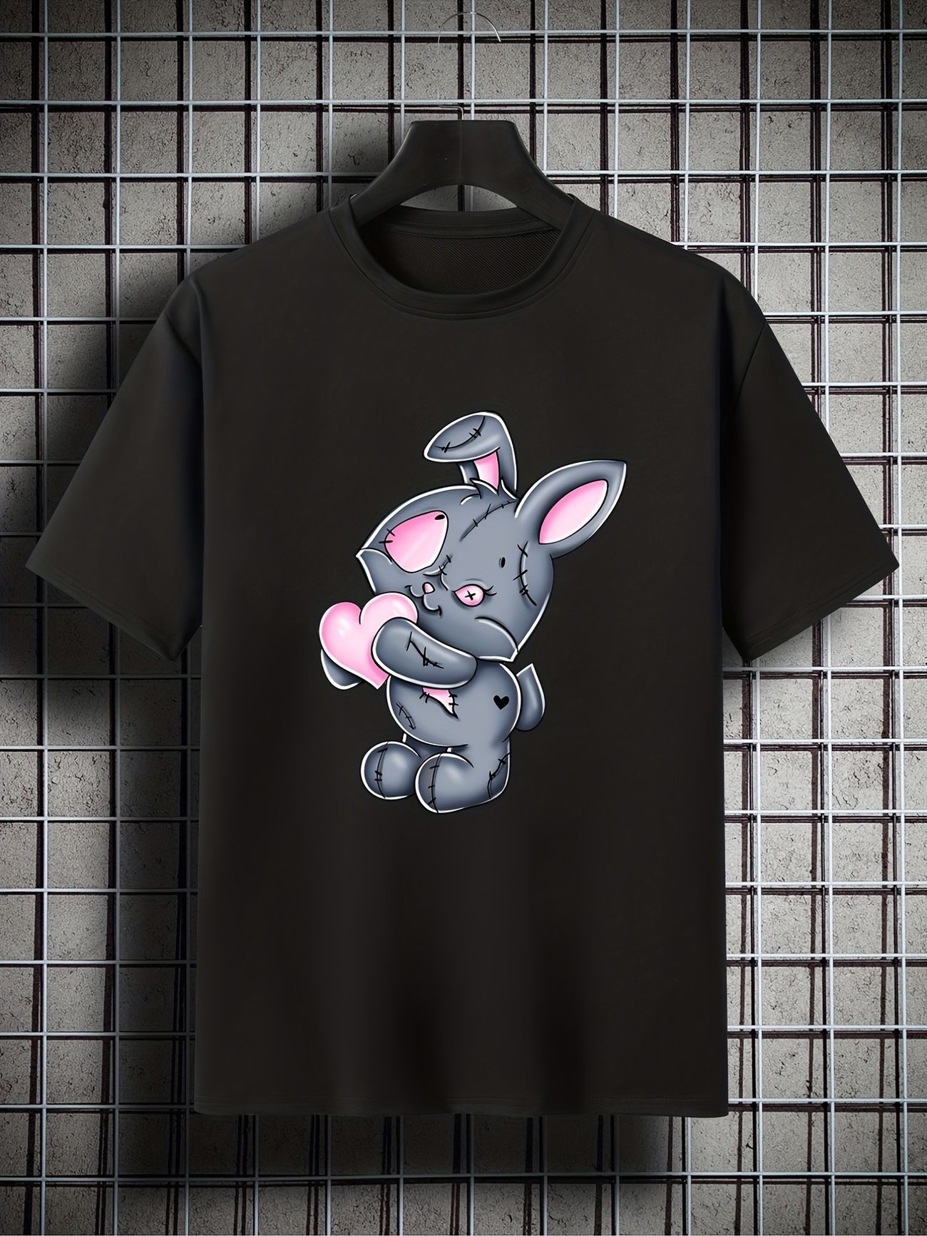 Plus Size Men's Casual T Shirts Funny Rabbit Trendy Comfortable Short  Sleeve Tees Summer Elastic Round Neck Oversized Loose Tops - Clothing,  Shoes & Jewelry - Temu