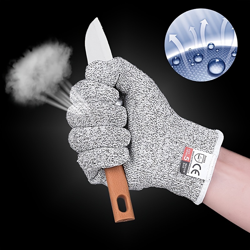 Anti Cut Glove, Oyster Glove Level 5 Protection Stainless Steel Wire Mesh  Suitable Work Gloves For Oysters, Meat Cutting, Gardening And Carving(xl)