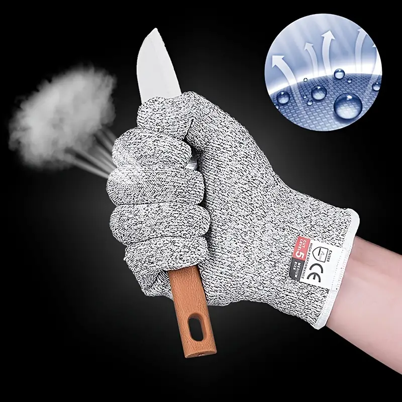 Mercer Culinary M33413S Millennia® White A5 Level Cut-Resistant Glove -  Small