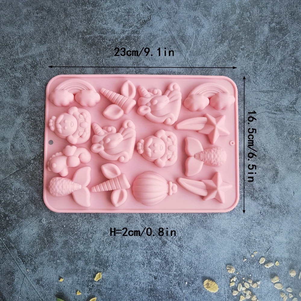 Unicorn Chocolate Mold - 3d Silicone Mold For Diy Cake Decorating And Baking  - Perfect For Candy Making - Kitchen Gadgets And Accessories For Home  Kitchen - Temu