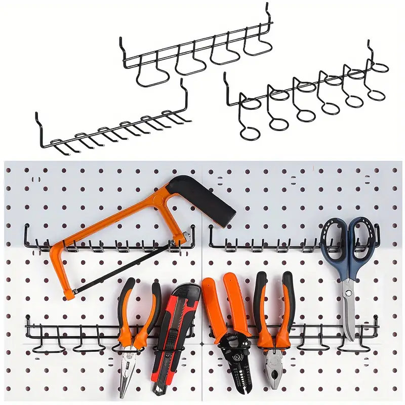 2PCS Wall Tool Organizer Pliers Organizer Hammer Tool Rack for Workbench,  Garage