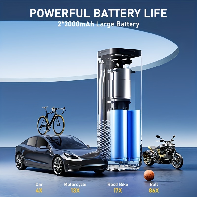 Cell Phone Power Banks Cafele 12V 150PSI Bicycle Pump Used For Car Mats  Portable Air Compressor High Pressure Electric Car Tire Inflator With Power  Pack L230728 From Touchh, $21.81