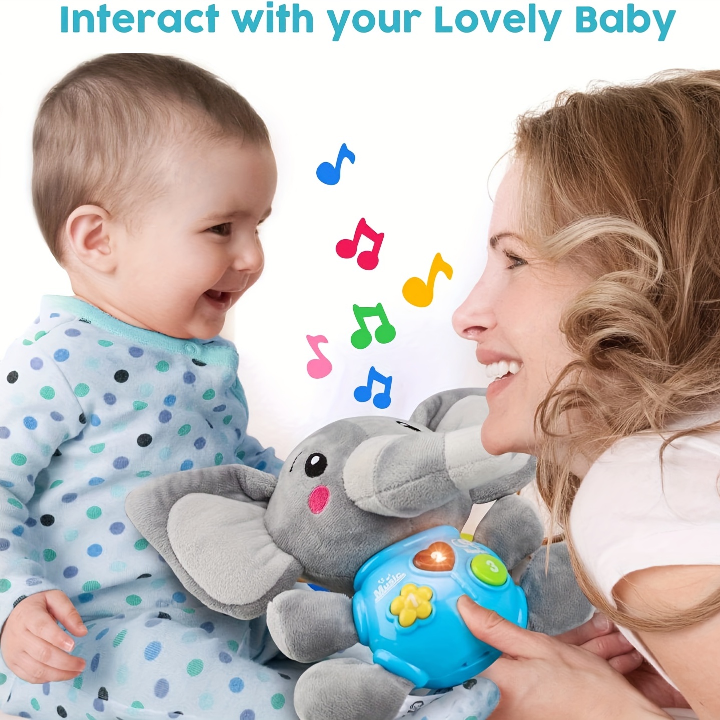 Juguetes Bebés Juguetes Musicales Bebés Elefante Juguetes - Temu