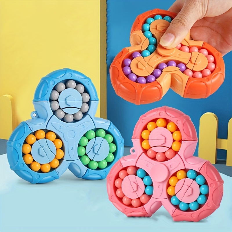 Brinquedo giratório Magic Bean Fingertip, Jogos de Puzzles para